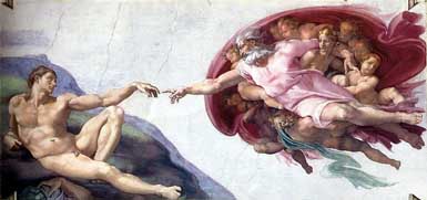 'Creation of Man' by Michelangelo