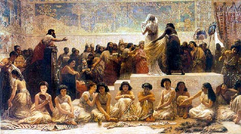ancient roman slave market